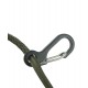 Paracord Carabiners (10 Pack), This 10 pack of metal carabiners is specially designed for paracord; there is a metal eyelet, and on the other end you have a spring-loaded carabiner latch